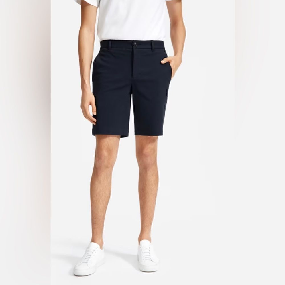 NWT Everlane The 9" Slim Fit Performance Chino Short in Navy Size 31